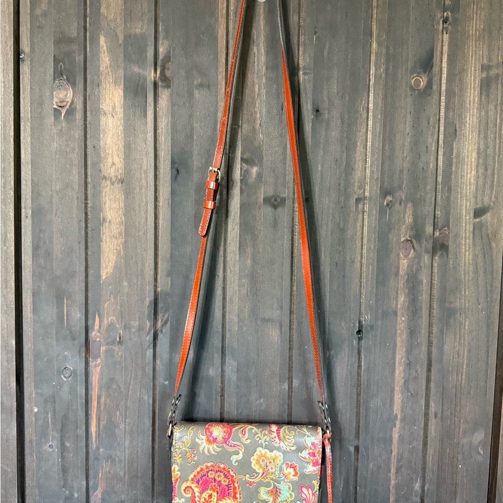 Patricia Nash Multicolor Paisley Crossbody Bag
